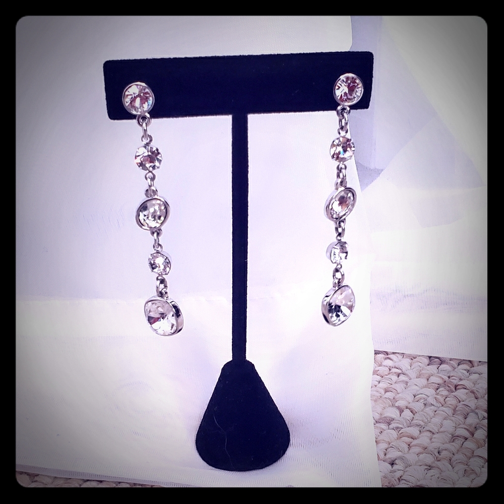 Swarovski crystal drop earrings